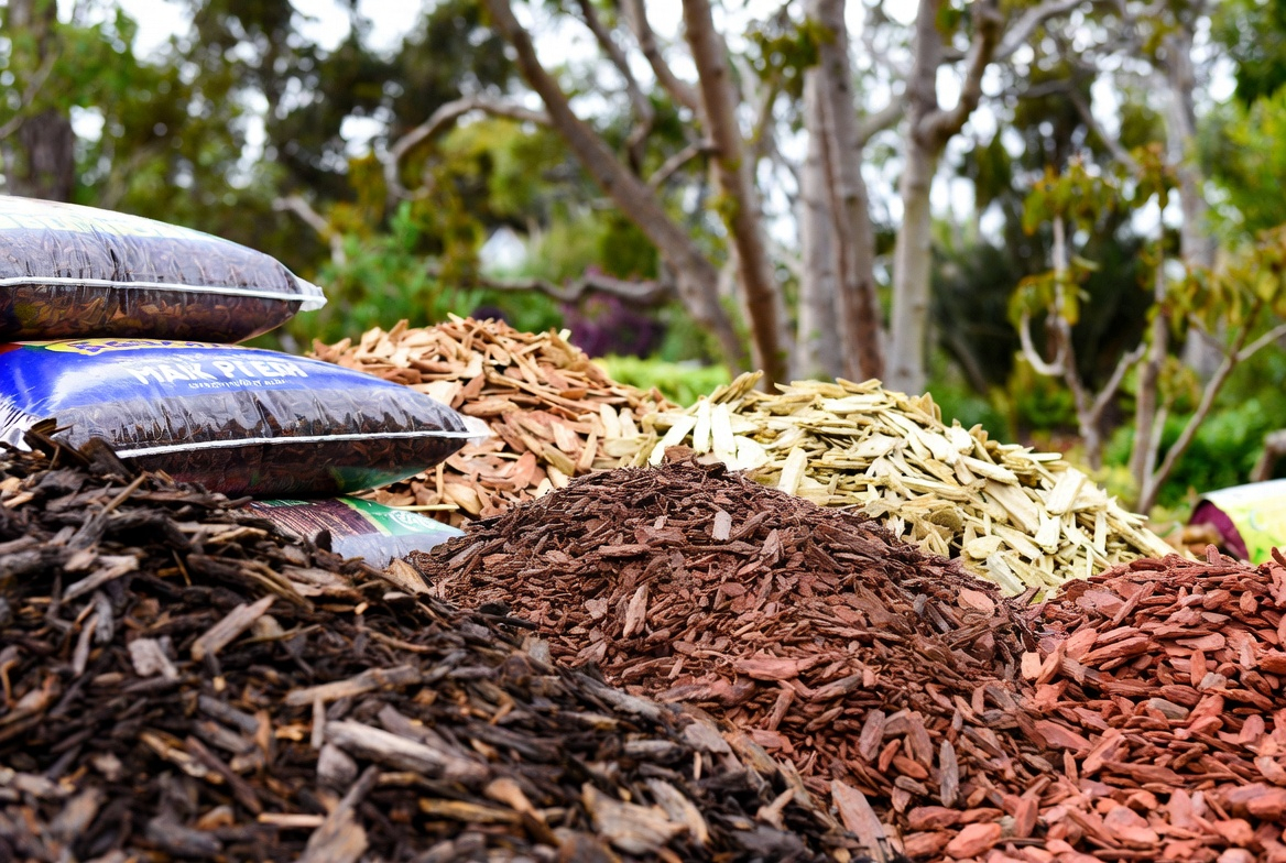 Mulčovací kůra a štěpky